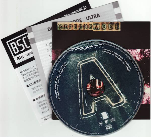 CD & Japanese and English Booklets, Depeche Mode - Ultra